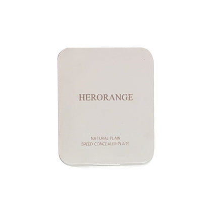 Vegetarian concealer palette softens and moisturizes in five colors, covers acne marks, dark circles, brightens skin tone, and contours concealer for the face