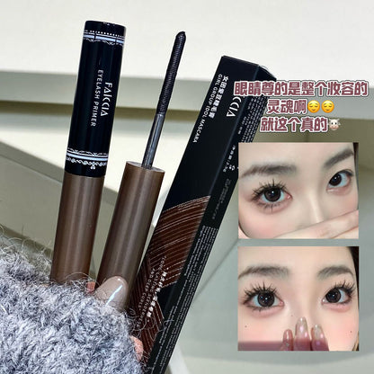 Feixi small steel tube eyelash fibers are long and non-smudge, extremely fine and thick, curled mascara, waterproof and extended primer